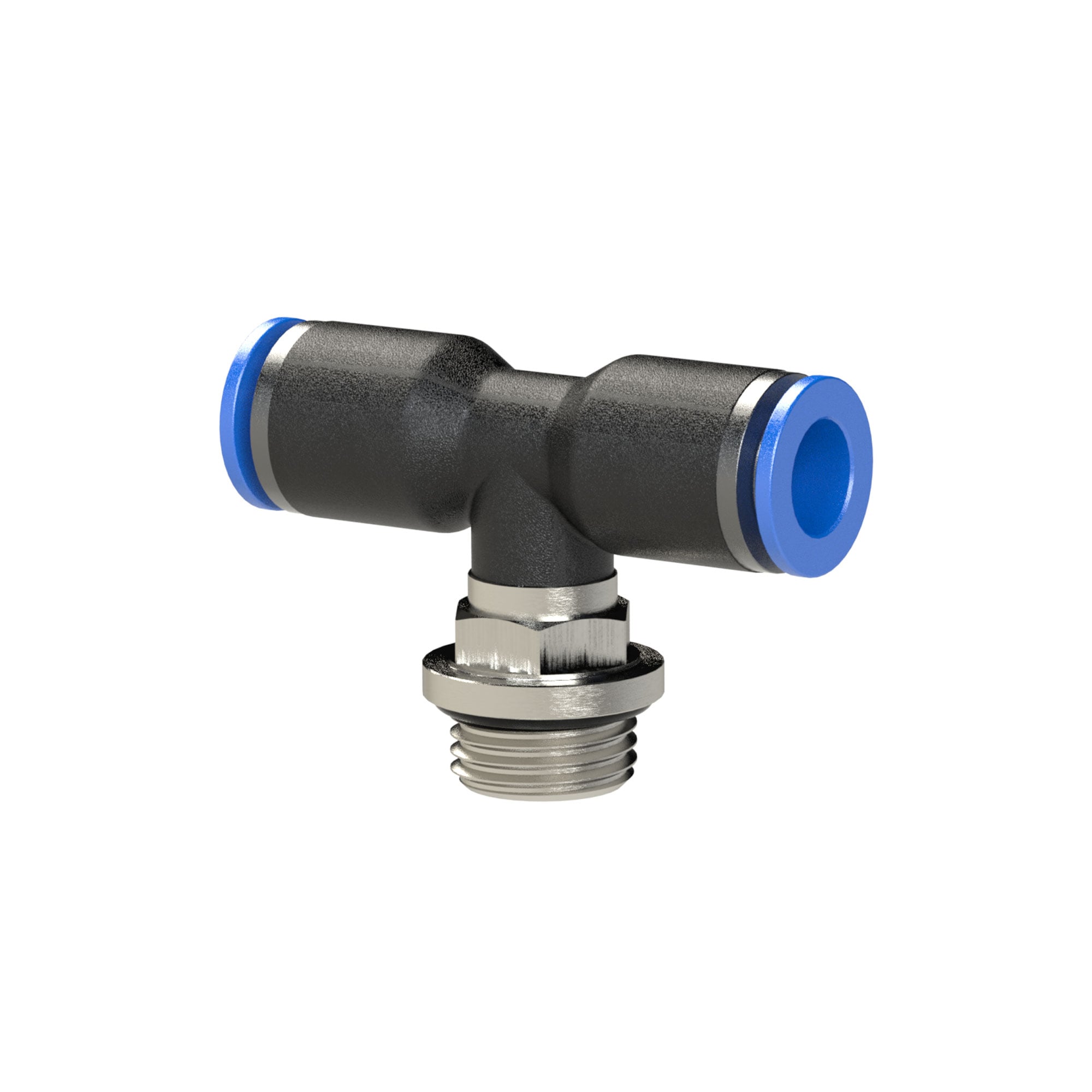 T-Steckverschraubung »Blaue Serie«, drehbar - Riegler K1287