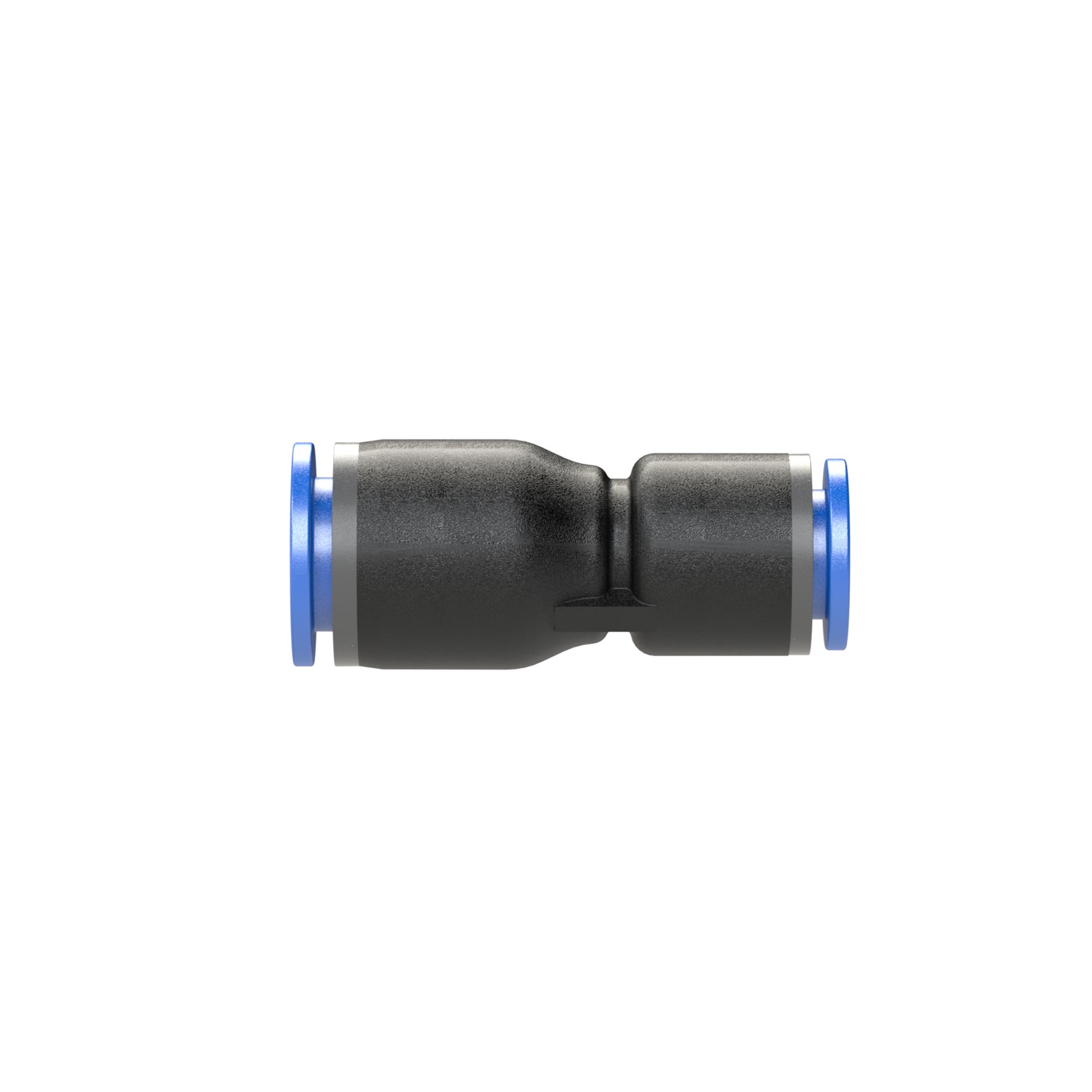 Straight push-in connector »Blue Series«, red., hose ext. Ø 16/12 - Riegler 109807