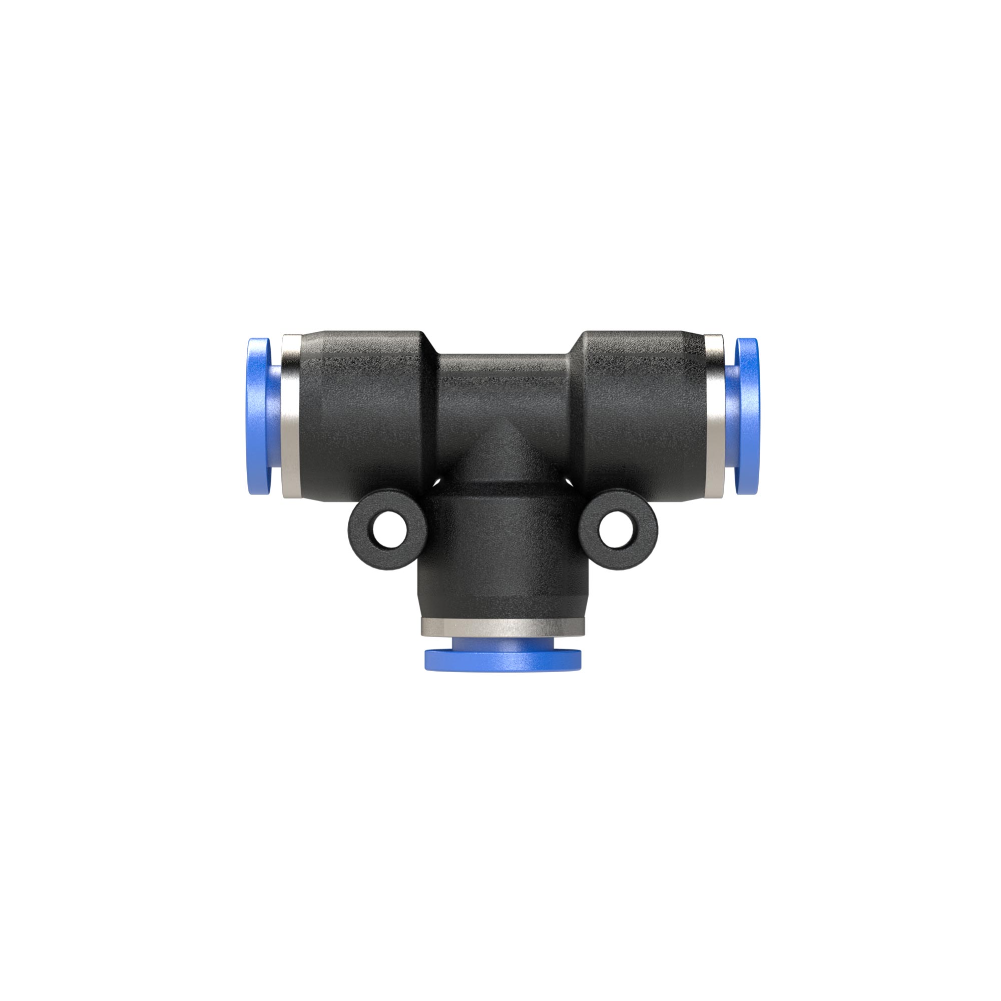 Push-in T-connector »Blue Series«, for hose exterior Ø 8 mm - Riegler 109829
