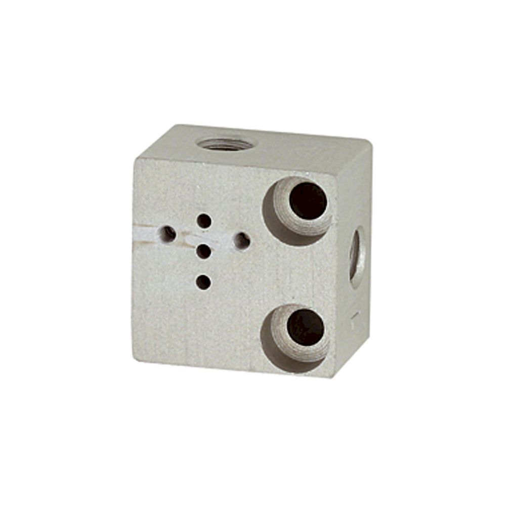 Riegler 106650.Single base plate, M5 for mini solenoid valve 15 mm