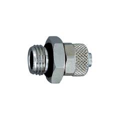 Riegler 110468.Straight screw-in fitting, with O-ring, M5 o., for hose 4/2