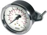 Riegler 101939.Standard pressure gauge, triangle front ring, G 1/4, 0 - 60 bar