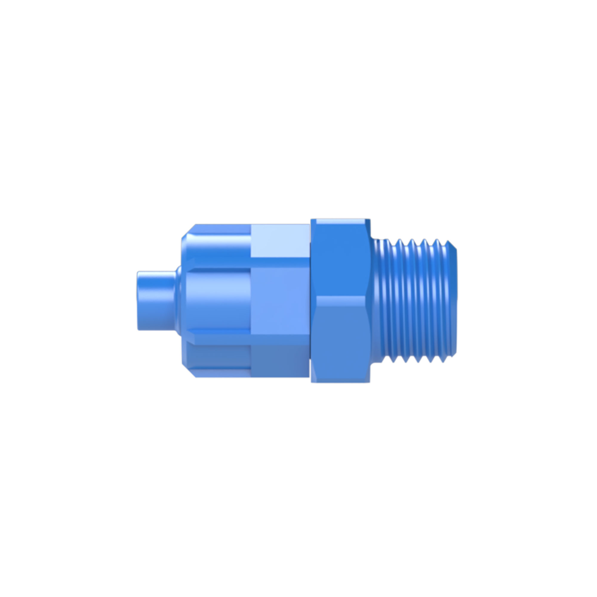 Straight screw-in fitting, G 3/8 o., for hose 12/9 mm, AF 19 - Riegler 110729