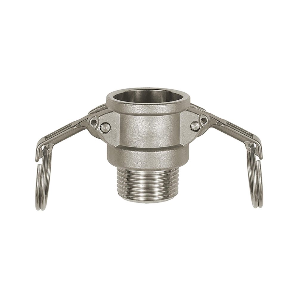 Riegler 108107. Kamlok-Schnellkupplungsdose mit AG, Typ B, ES 1.4401, R 3/4