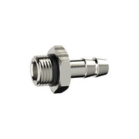 Riegler 111472.Screw-in hose connector, O-ring, G 1/4, for hose I.D. 8 mm, AF 18