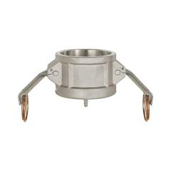 Riegler 108050.Kamlok closing cap, DC type, Aluminium, Size 3/4, for plug Ø 32