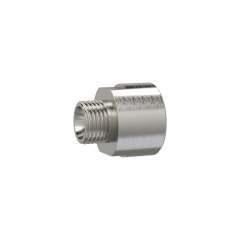Riegler 111644.Reducing nipple, Long, G 1/2 o., G 3/4 i., AF 32, Stainless steel