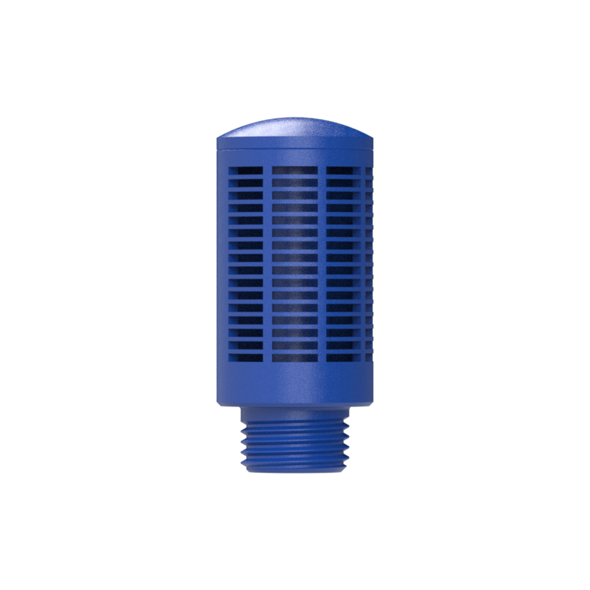 Plastic silencer with granulate filling, G 3/4 - Riegler 113380