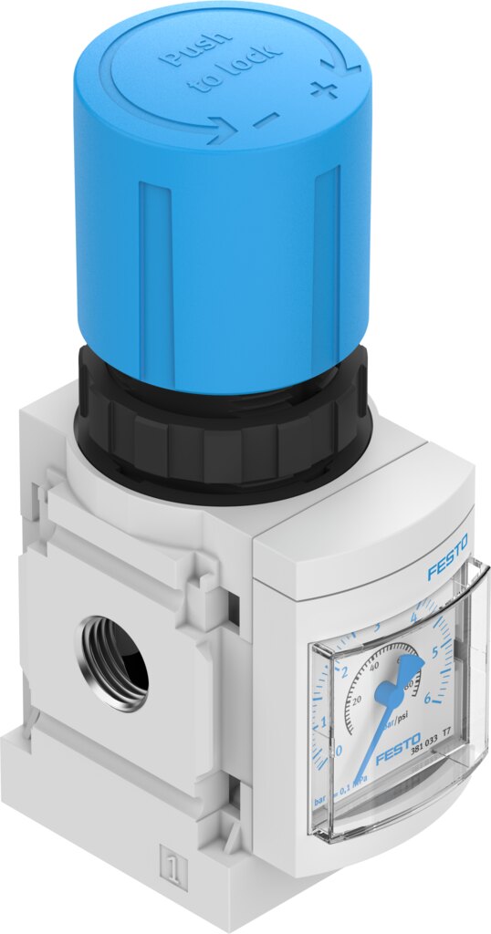 Pressure regulator MS4-LR-1/4-D6-KD-AS-Z - Festo 594930