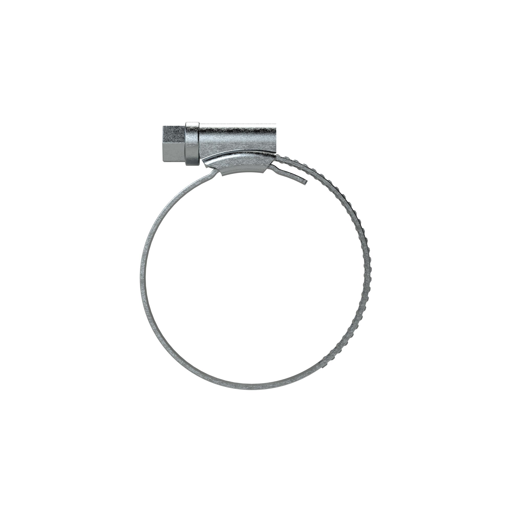 Worm thread hose clamp, Chrome steel 1.4016 (W2), 25.0 - 40.0 mm - Riegler 114206