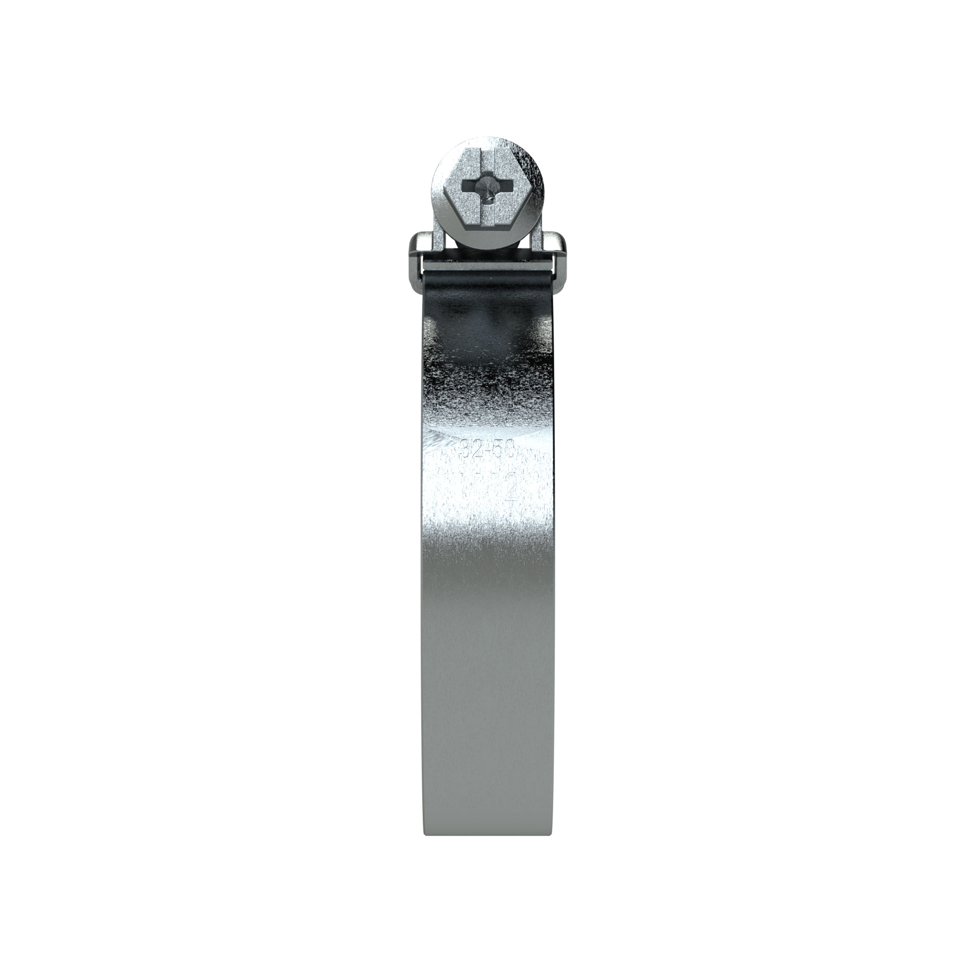 Schneckengewinde-Schl.schelle, Chromstahl (W 2), 70-90 mm, 12 mm - Riegler 114222