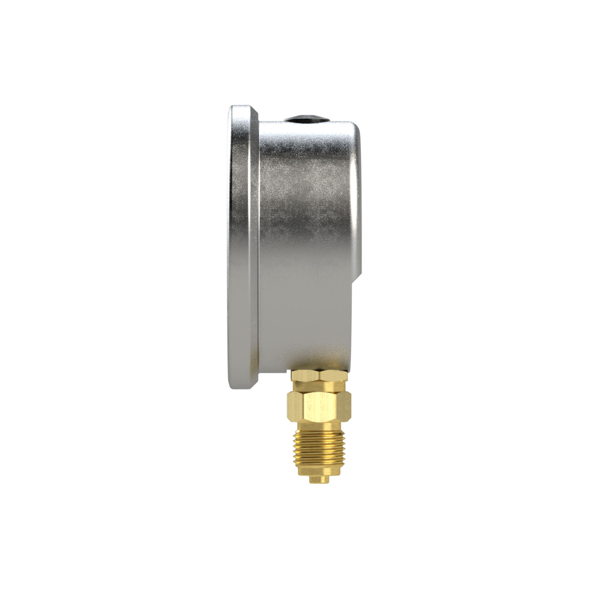 Glyzerinmano »pressure line« G 1/2 u., 0-250,0 bar/3600 psi, Ø100 - Riegler 116323