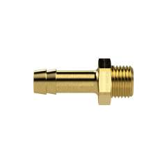 Riegler 117771.Screw-in hose connector, R 3/4 o., for hose I.D. 9, brass