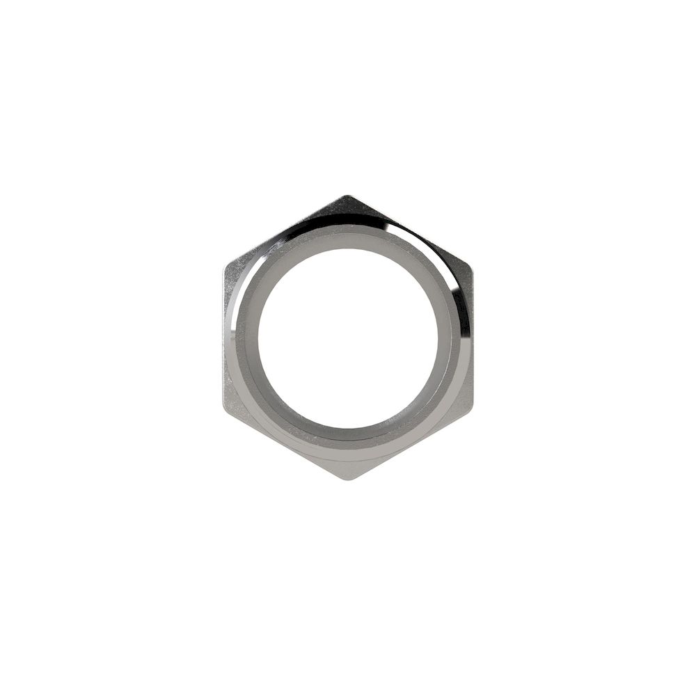 Riegler 118317.Double threaded nipple, R 1, ET, AF 36, Stainless steel 1.4408