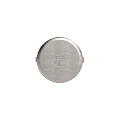 Riegler 118323.Closing cap, round Rp 1/8, i., Stainless steel 1.4408