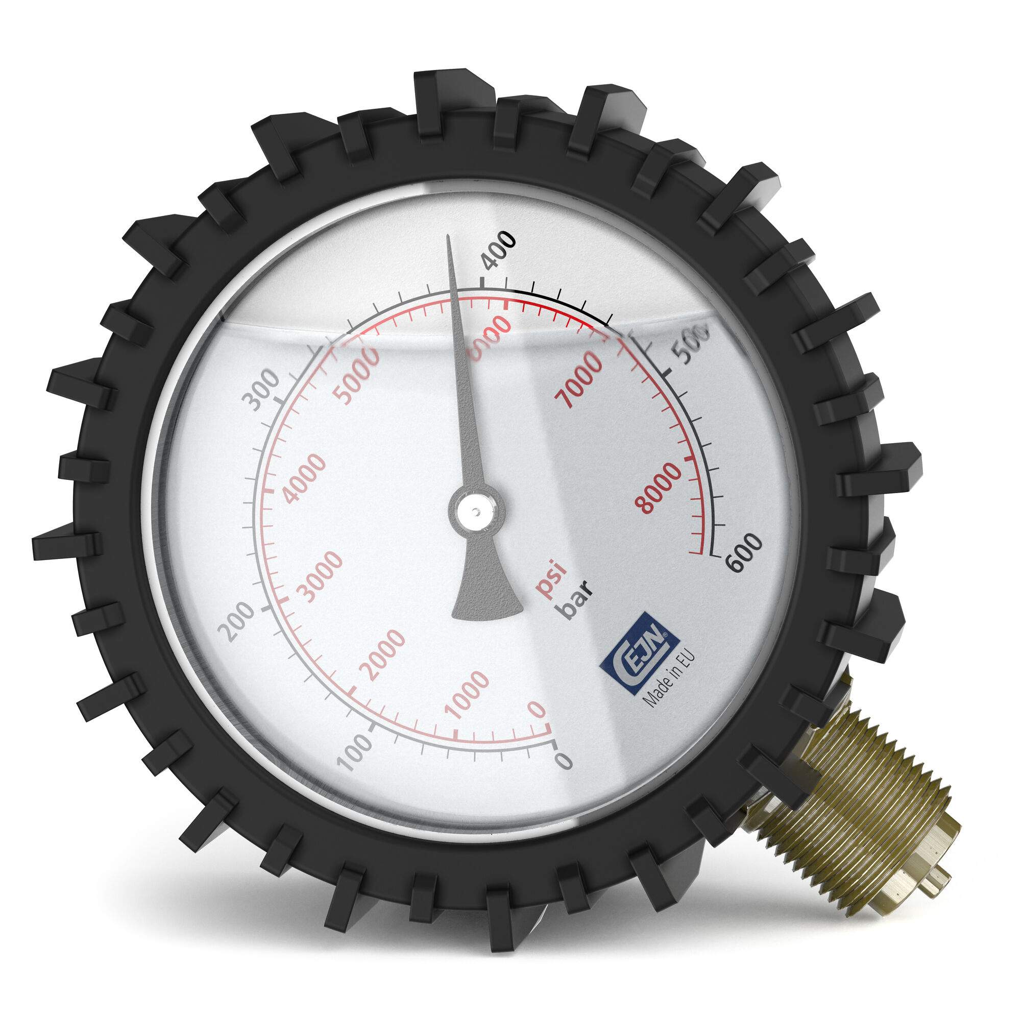 Pressure gauge Snap-check, 0-600 bar, dia 63 mm, bottom connection with male thread G 1/4" - Cejn 193560146