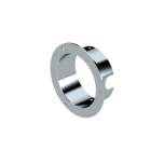 Riegler 119359.Front ring, Steel chrome plated, for Type 213.40, Ø63mm