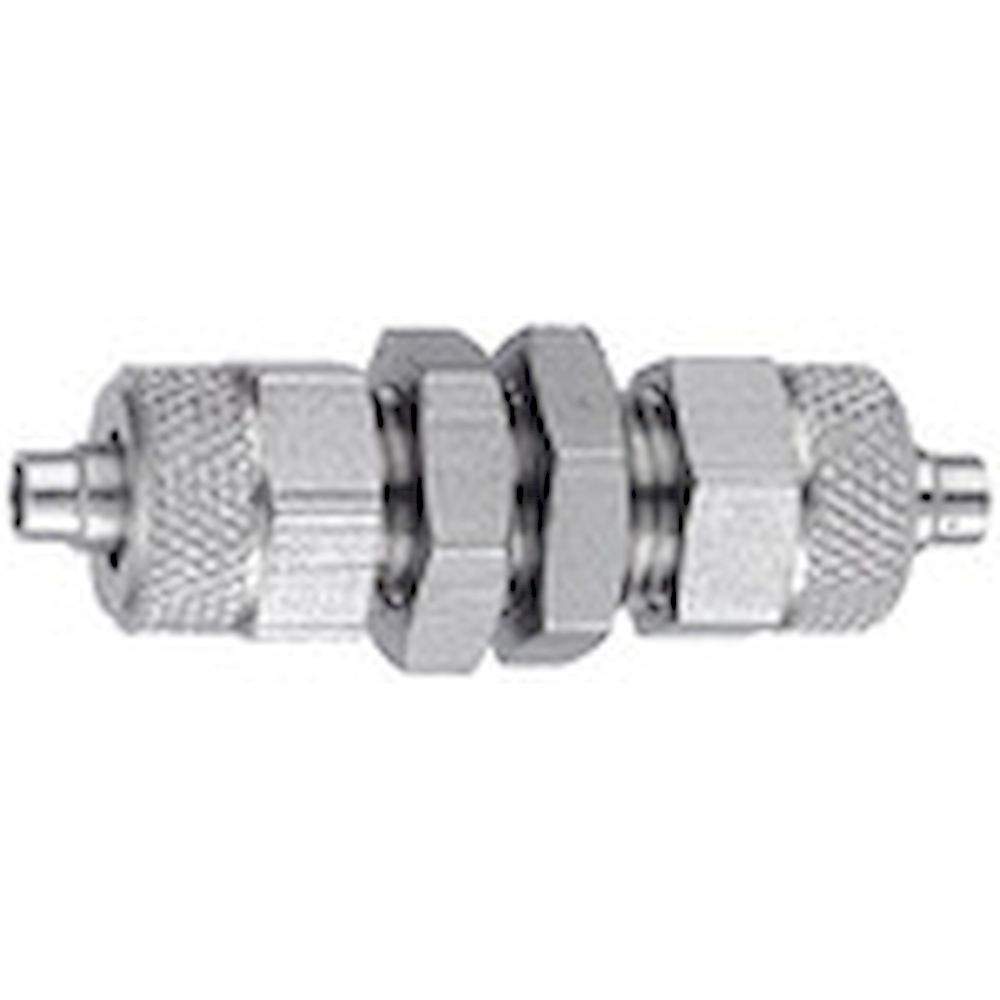 Riegler 110681.Bulkhead fitting, M10x1, for hose 6/4 mm, AF 14