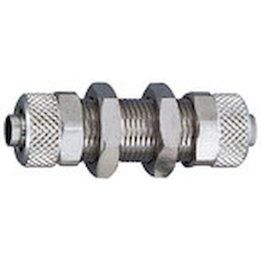 Riegler 110524.Bulkhead fitting, M7x0.75, for hose 5/3 mm, AF 9