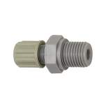 Riegler 110764.Straight screw-in fitting, G 1/8 o., for hose 6/8 mm, AF 17, PA