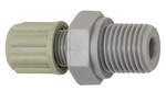 Riegler 110777.Straight screw-in fitting, G 1/2 o., for hose 8/10 mm, AF 27, PA