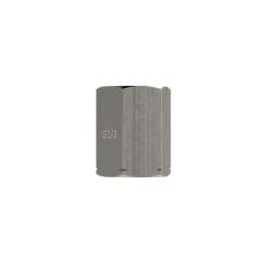 Riegler 178572.Tension sleeve, G1/2, DIN 16283, hexagonal, stainl. steel 1.4571