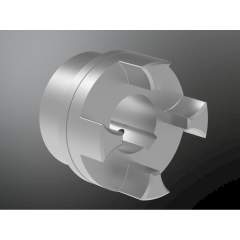 KTR 020555004500. Rotex 55 ST Nabe 1.0 D.45H7 Nut DIN 6885/1-JS9 Bauteil 1