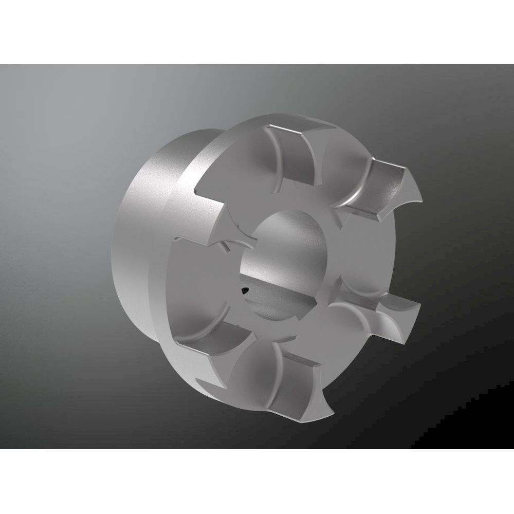 KTR 021804001350. Rotex 180 GGG Nabe 1.0 D.135H7 Nut DIN 6885/1-JS9 Bauteil 1