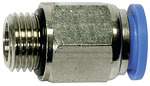 Riegler 109117.Straight push-in fitting »Blue Series«, G 1/8 o., hose ext. Ø 10