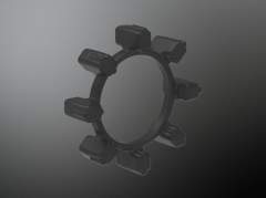 KTR 950281000201. Poly-Norm 28 Elastomer ring NBR 78 SHORE