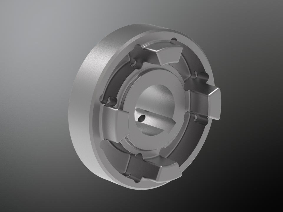 KTR 950853138599. Poly-Norm 85 GJL hub AR 1.0 Ø85,85 conic type TB1 f.  TAPER LOCK clamping sleeve "TL 2517"