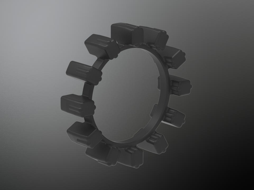 KTR 950481000201. Poly-Norm 48 Elastomer ring NBR 78 SHORE 