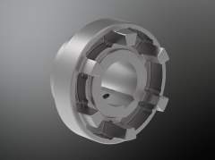 KTR 950653106500. Poly-Norm 65 GJL hub AR 1.0 Ø65H7 keyway to DIN thread