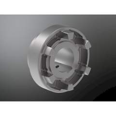 KTR 600400053005. Ruflex size 4 compl. 1 disk spring Ø30H7 keyway to DIN 350Nm + RU friction flange