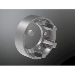 KTR 600300252809. Ruflex size 3 compl. 2 disk springs Ø28H7 keyway to DIN 360Nm + RU friction flange