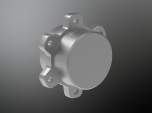 KTR 951104300040. Poly-Norm 110 GJS flange hub unbored