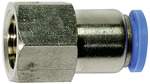 Riegler 109193.Straight push-in fitting »Blue Series«, M5 i.