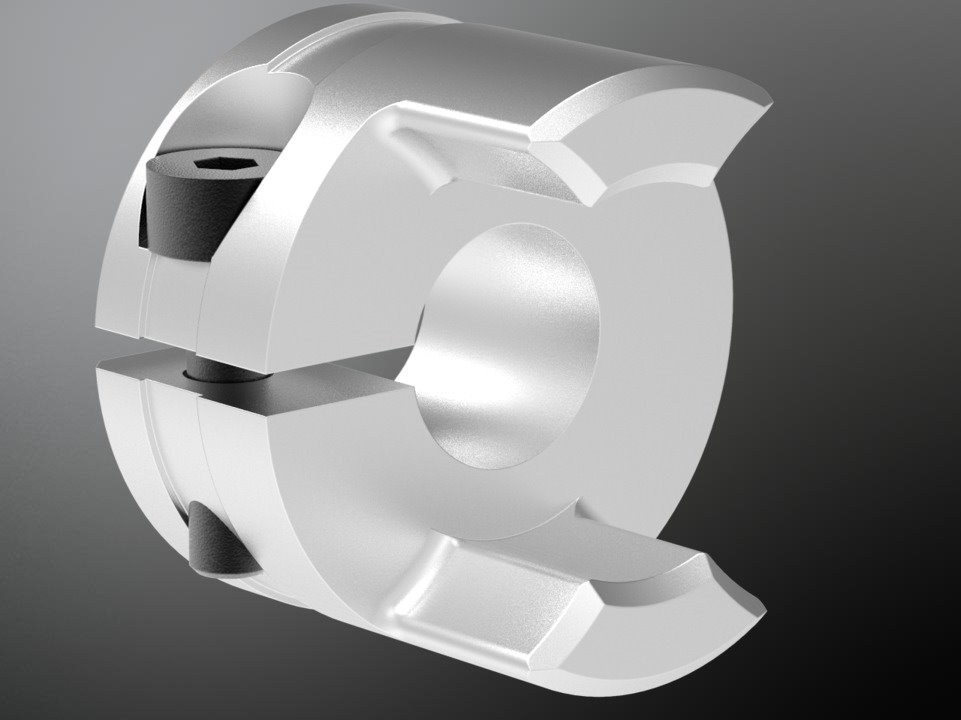 KTR 550087150855. Rotex GS 8 AL-H clamp hub C 2.8 Ø8H7 w/o key 