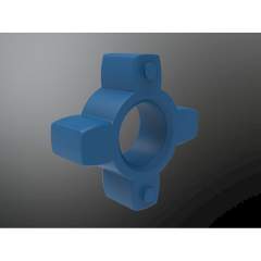 KTR 550081000003. Rotex GS 8 Zahnkranz 80 Sh-A-GS blau Innen D.6,2+0,2