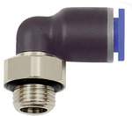 Riegler 109259.Push-in L-fitting »Blue Series«, rotating, M5 o.