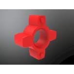 KTR 550081000002. Rotex GS 8 Zahnkranz 98 Sh-A-GS rot Innen-D.6,2+0,2