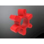 KTR 550131000002. Rotex GS 13 spider 98 Sh-A-GS red inside Ø10+0,2