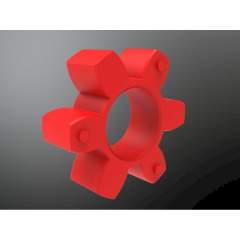 KTR 550161000002. Rotex GS 16 spider 98 Sh-A-GS red inside Ø14+0,2