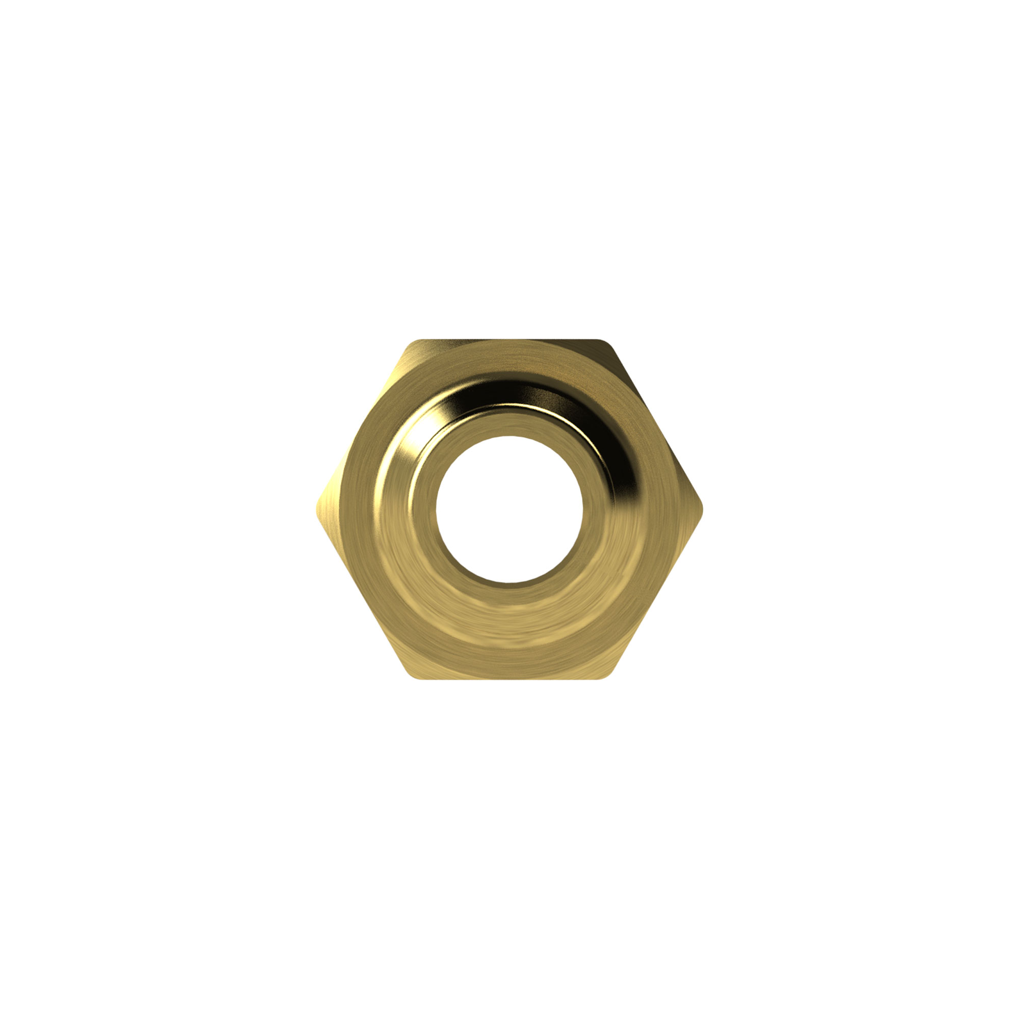 Nipple, I.D. 7.2 - 7.8, bright brass, G 1/2 ET, Thread coating - Riegler 125656