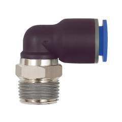 Riegler 109287.Push-in L-fitting »Blue Series«, rotating, R 1/4 o.
