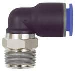 Riegler 109296.Push-in L-fitting »Blue Series«, rotating, R 1/2 o.