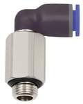 Riegler 109302.Push-in L-fitting »Blue Series« long, rotating, G 1/8 o.