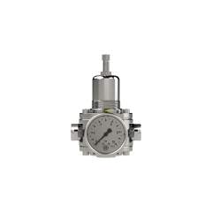 Riegler 129270.Stainless steel pressure regulator, 1.4404, G 1/2, 0.5 - 8 bar