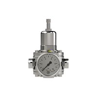 Riegler 129271.Stainless steel pressure regulator, 1.4404, G 1/2, 1.0 - 15 bar