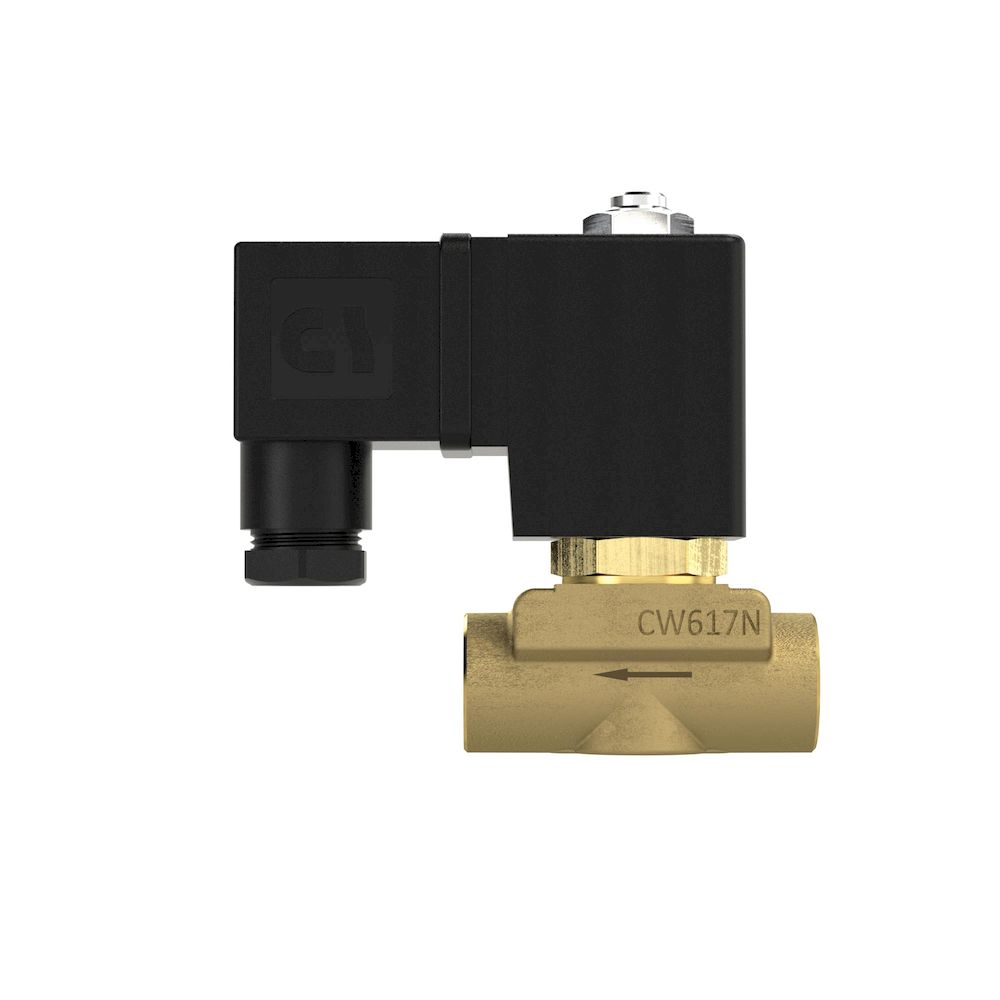 Riegler 129295.2/2 solenoid valve, NC, G14, PN 0-20, FPM, direc. opera. 230V AC